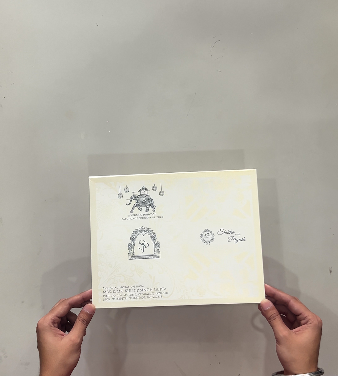 wedding Card 3455